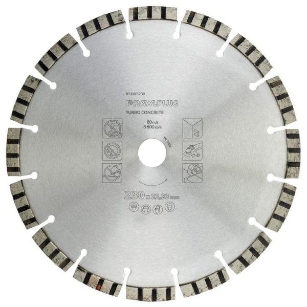 Disc diamantat Turbo Extreme pentru tăiere în beton armat și alte materiale dure