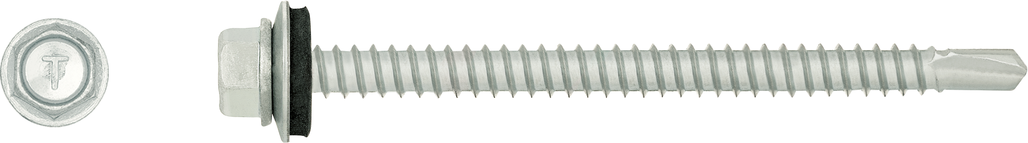Șurub autoforant cu / fără șaibă pentru fixarea tablei metalice pe structuri și cadre din oțel (perforare până la 3, 6 sau 8 mm)
