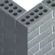Hollow calcium silicate brick